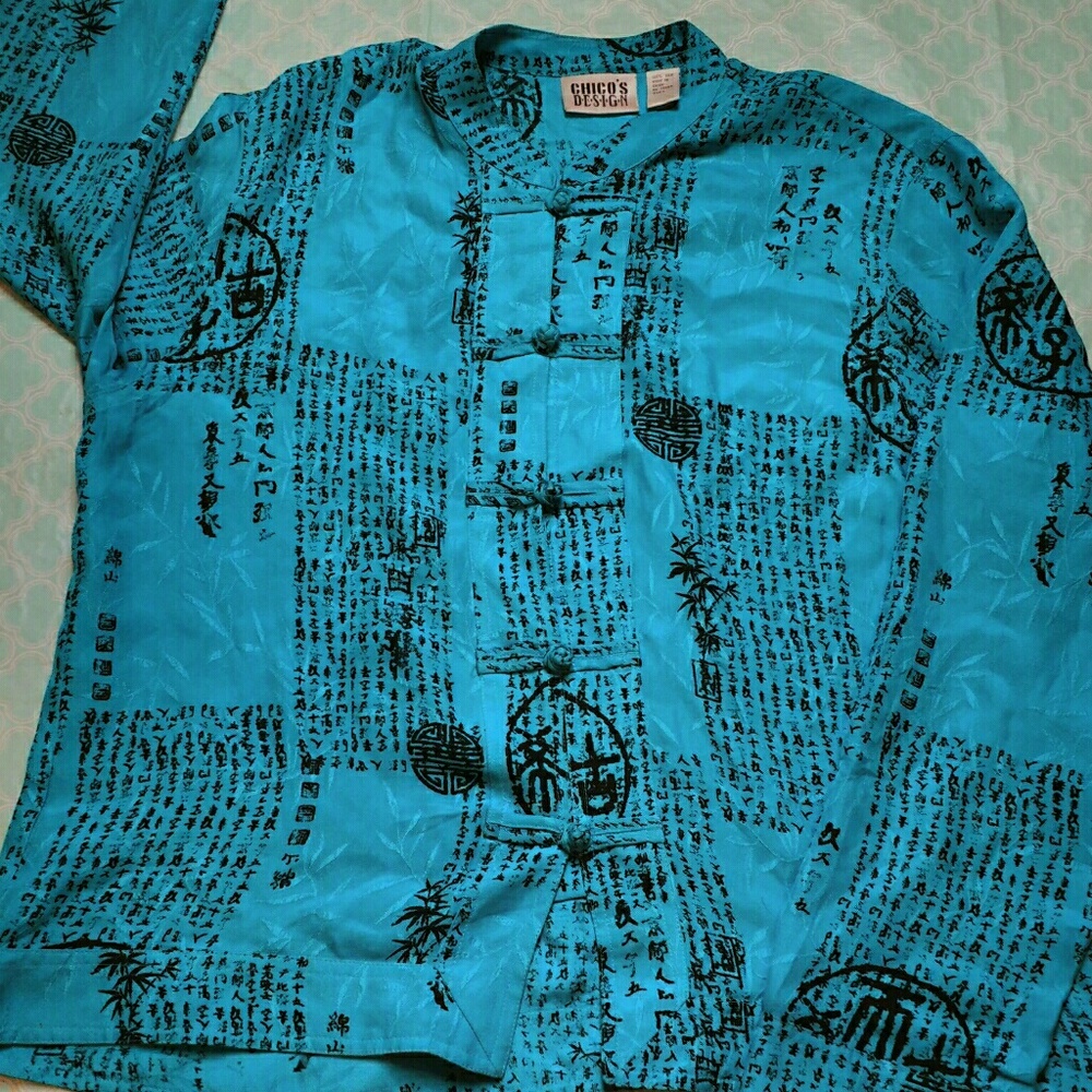 Silk Chinese inspired shirt